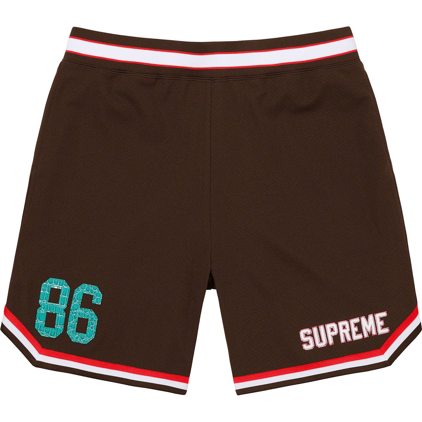 Faux Croc Basketball Short view 11